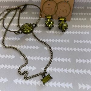 Elegant Green Jewelry Set